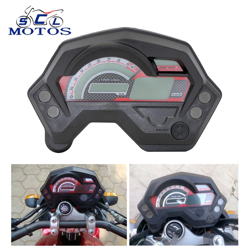 Sclmotos-FZ16 мотоциклов пробега измерительное устройство с ЖК-экраном цифровой спидометр тахометр для Yamaha FZ16 FZ 16 MAX 199 км/ч Racing