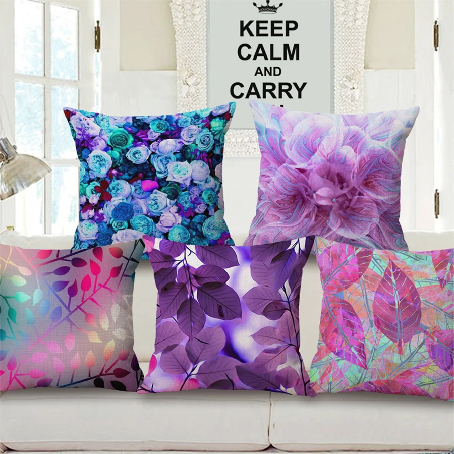 Современная Цветочная наволочка Скандинавское украшение для дома Capa De Almofada