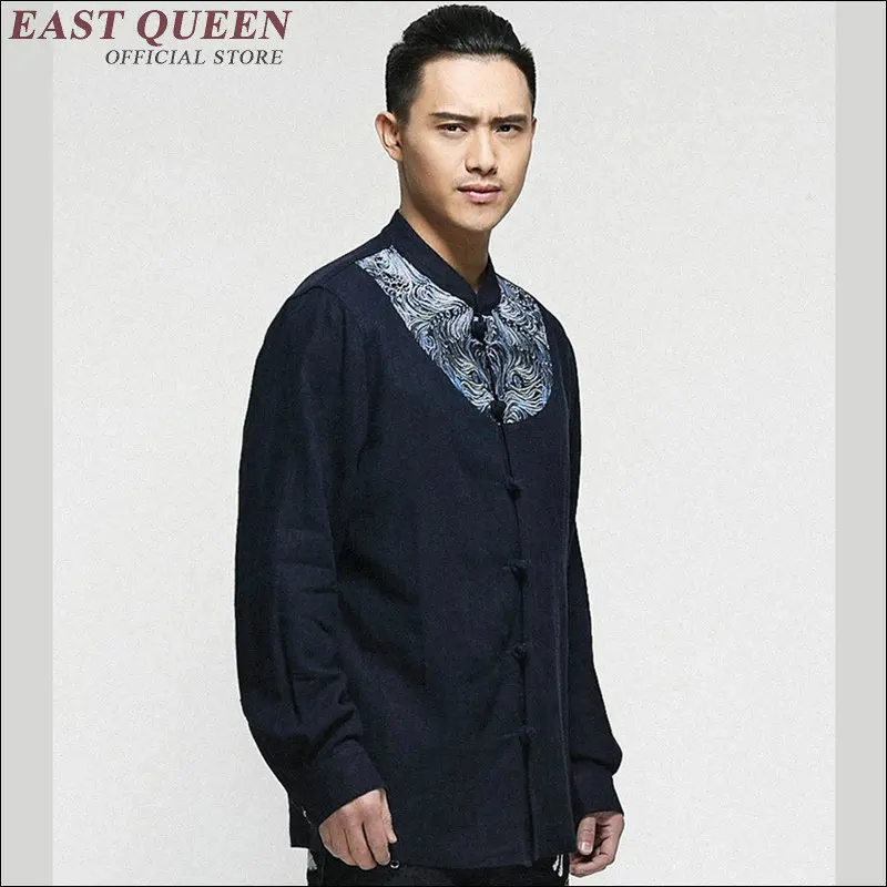Традиционная китайская одежда для мужчин Брюс мужская Футболка в восточном
