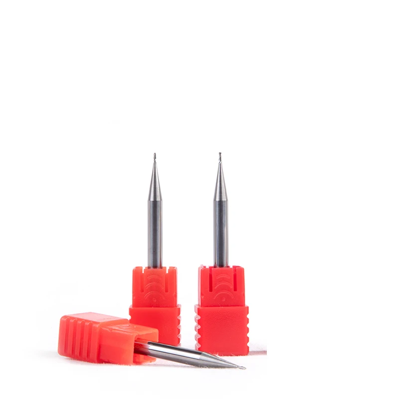 Концевая фреза с двумя зубьями HRC55 R0.15 R0.4 Micro маленький диаметр шариковый нож