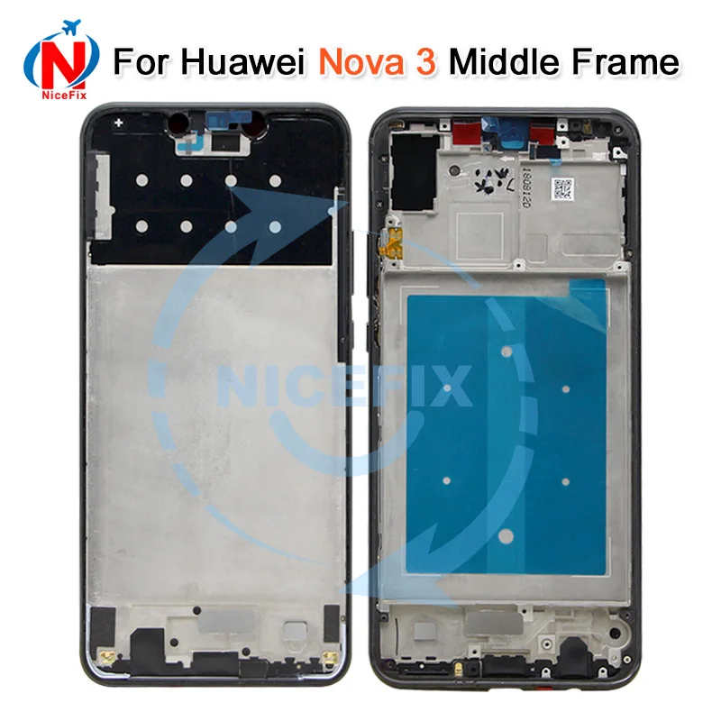 Для Huawei nova 3 средняя рамка пластина Корпус Лицевая панель ЖК Поддержка передняя