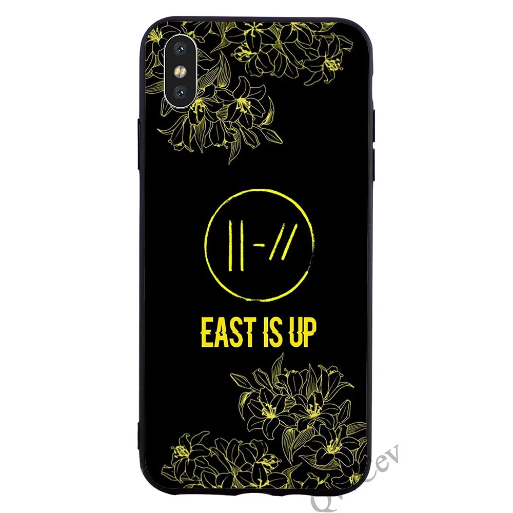 K0550310 Twenty One Pilots 21 чехол для телефона, мягкий ТПУ Черный силиконовый чехол для телефона для iPhone Xs Max 11 pro чехол X 6 6S XR 8 Plus 7 5S 5 SE - Цвет: K0550310