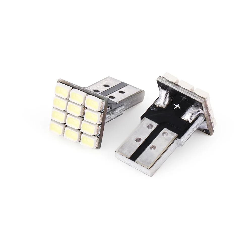 W5W 12SMD 1206 Автомобильный Клин белый светодиод постоянного тока 12 В безошибочный