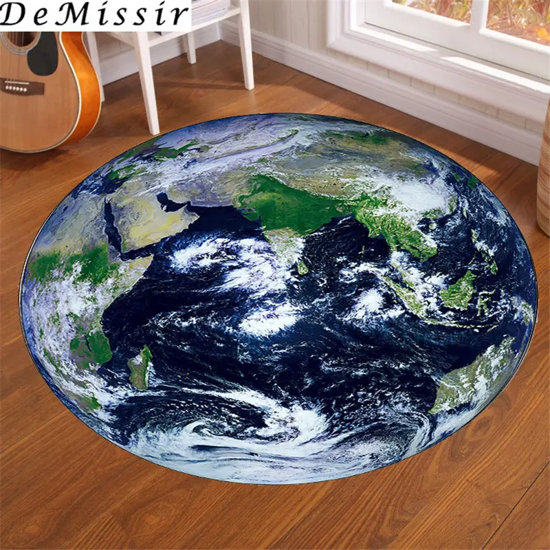 DeMissir Swirl Универсальный круглый ковер диаметр 60 ~ 180/200 см большой пол для гостиной