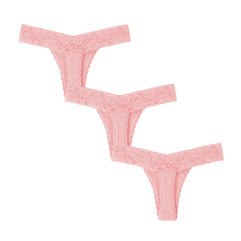 pink GAREDOB A+(американский размер xs-xl) сексуальные трусики хлопковые трусики для женщин стринги 3D пошив Танга комфорт гарантировано - Цвет: pink