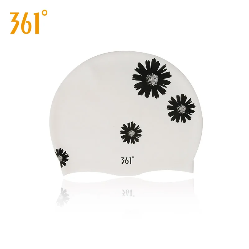 Женская шапочка для плавания с длинными волосами Водонепроницаемая силиконовая