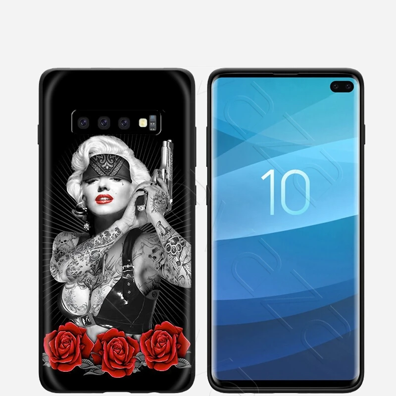 Чехол для Samsung Galaxy S6 lwaza Одри Хепберн Мэрилин Монро S7 Edge J6 S8 S9 S10 Plus A3 A5 A6 A7 A8 A9 Note 8 9 |