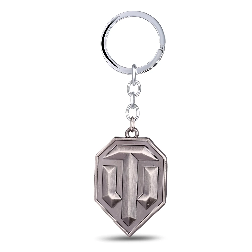 Мужской брелок с рисунком из игры gtuyi аксессуар геометрическим World Of Tanks подвески