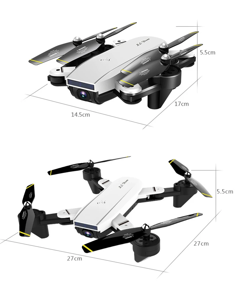 Дрон SG700D 4K Дрон HD Двойная камера WiFi передача fpv оптический поток стабильная высота Квадрокоптер Rc вертолет Дрон камера Дрон