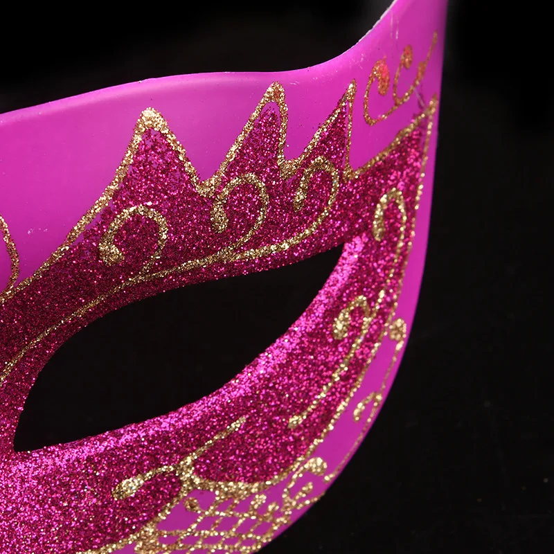 GNHYLL новая золотая Маскарадная маска Mardi Gras Note маска для женщин Венецианская маска Половина лица Венецианский шар маска для Хэллоуина Рождество