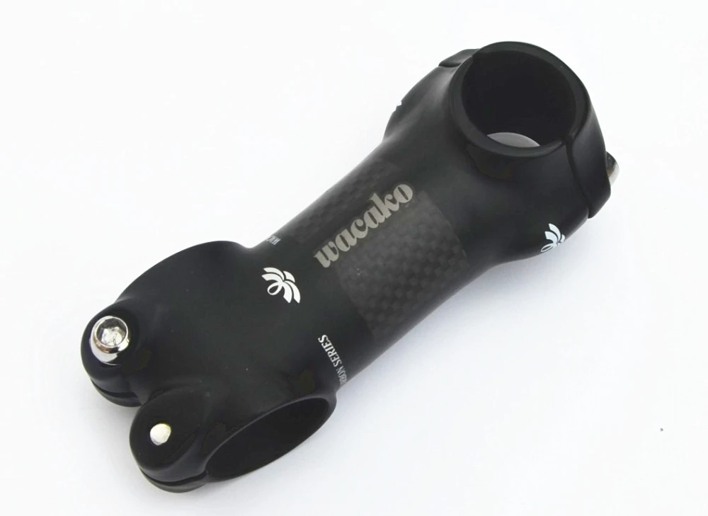 wacako 25.4mm stem carbon Aluminum Alloy bicycle road mountain MTB 50/60/70/80mm | Спорт и развлечения