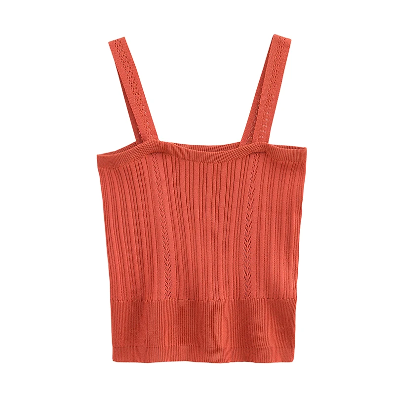 2019 knitting Crop Top Women Hollow Out Elegant Tank Tops Tees Sleeveless Short Tee Shirt High Street Party White Beige Pink | Женская