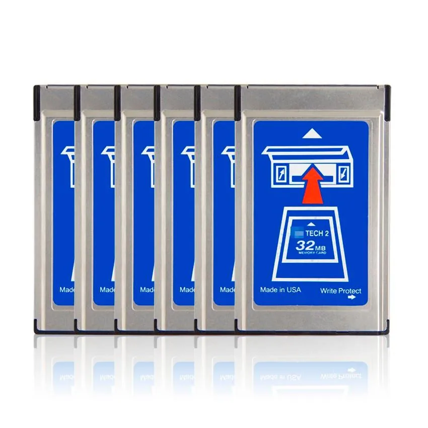 Для G-M Tech2 карта с 6 программным обеспечением 32MB для диагностический инструмент Tech