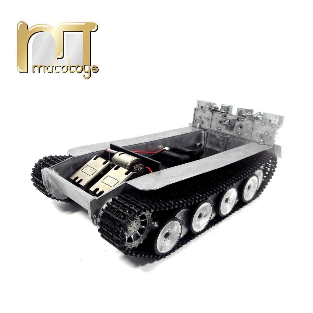 Комплект металлических нижних корпусов Mato 1/16 Tiger 1 с направляющими колесные