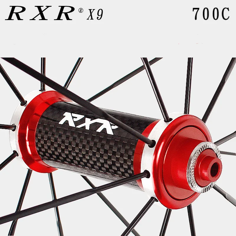 Горячая Распродажа 700C Углеродные барабанные колеса bmx дорожный велосипед колесо V тормоз алюминиевые дорожные колеса велосипедные колеса