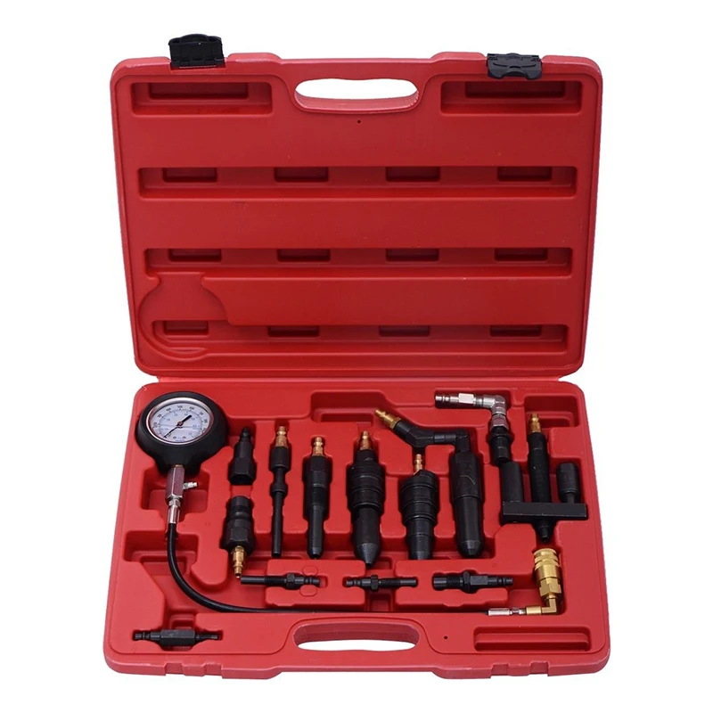 

14 PCS Professional Diesel Engine Compression Tractor Semi Tester Test Set Kit diagnostic tools auto diagnostic tools