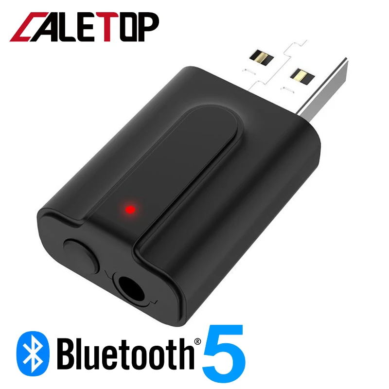 CALETOP 5,0 Bluetooth передатчик приемник ТВ 2 в 1 3,5 мм AUX HIFI стерео аудио USB беспроводной мини-адаптер для динамиков автомобиля ПК