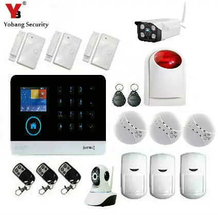 Yobang безопасность WIFI SMS датчик двери Android IOS приложение дистанционное управление