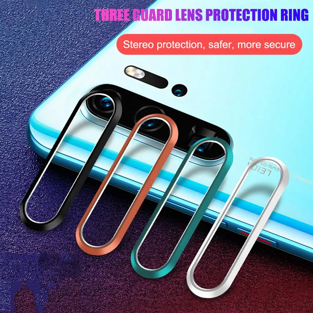 Защитная пленка для камеры из закаленного стекла Huawei P30 P30Pro металлическое кольцо