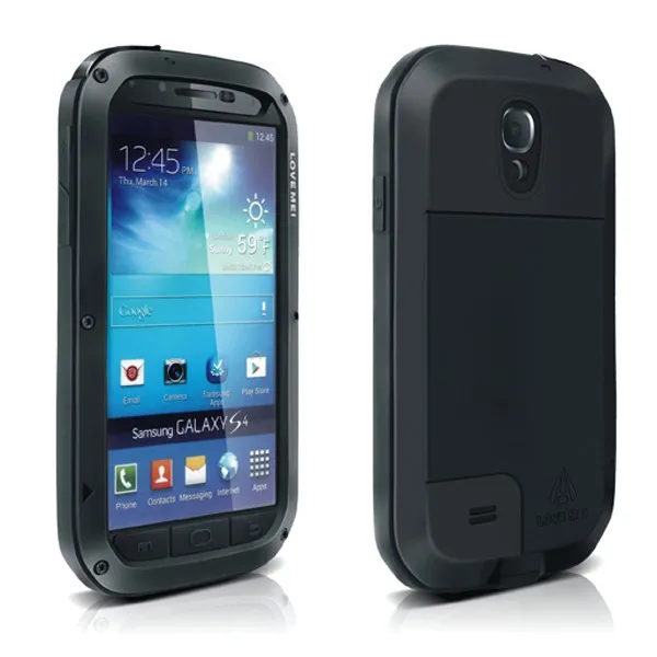 Original LOVE MEI For Samsung Galaxy S4 Extreme Small Waterproof Dropproof Shockproof Metal Aluminum Case Cover I9500 |