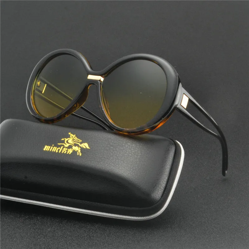 Женские круглые солнцезащитные очки винтажные брендовые градиентные в стиле