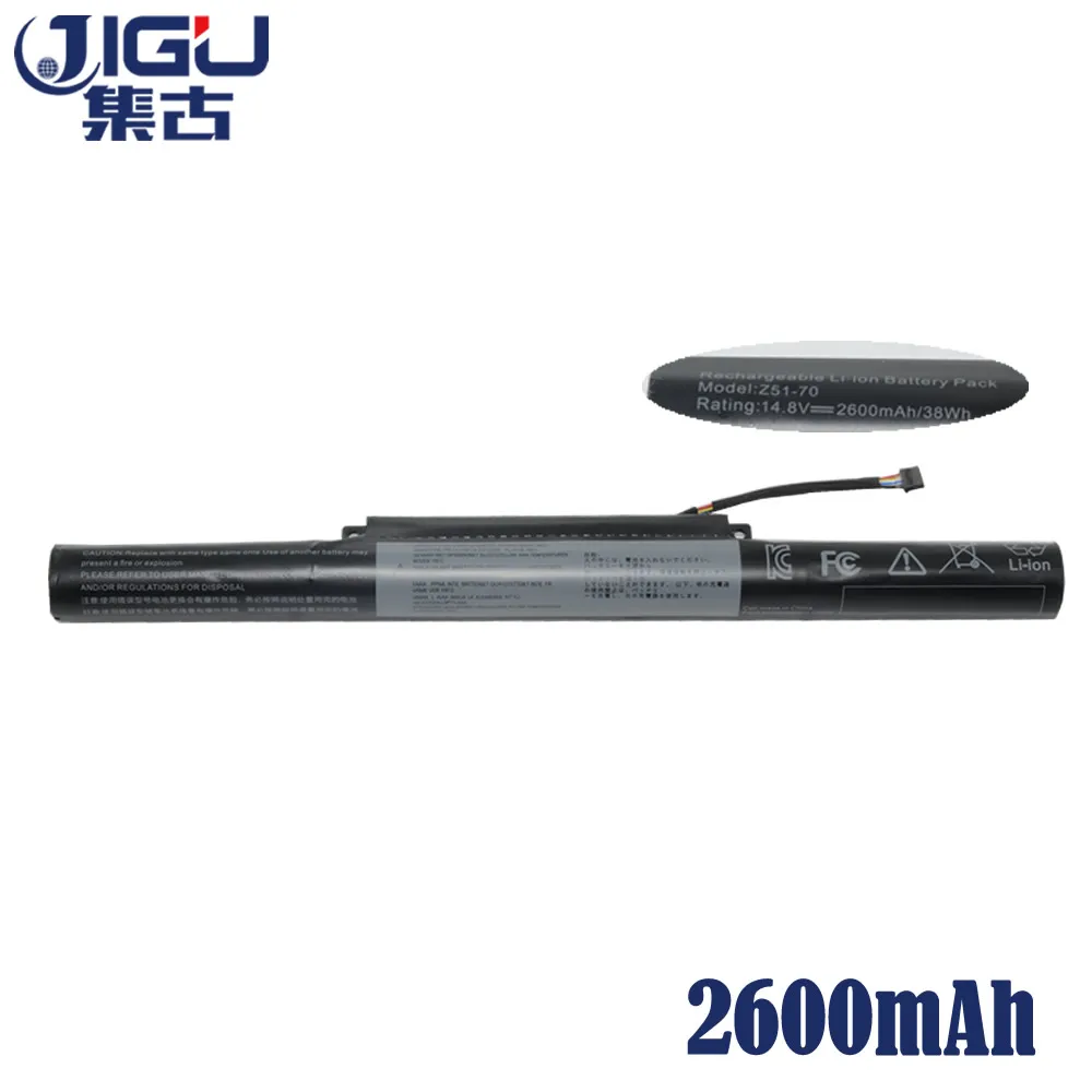 JIGU 4 ячейки 4INR19/65 5B10H13097 L14S4A01 Аккумулятор для ноутбука LENOVO IdeaPad Y50C Z41-70 Z51-70 |