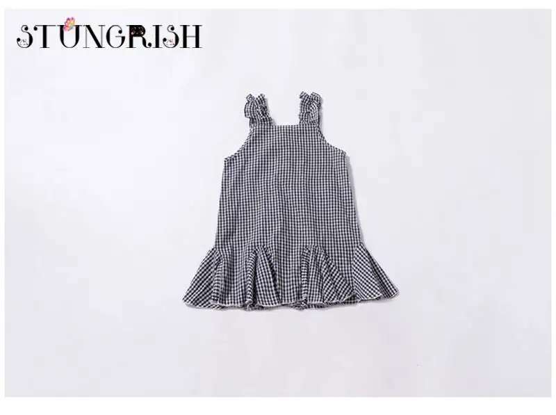 Summer girls dress elegant frocks plaid design unique style clothing children summerclothes casual holiday for 12M-4T | Детская одежда
