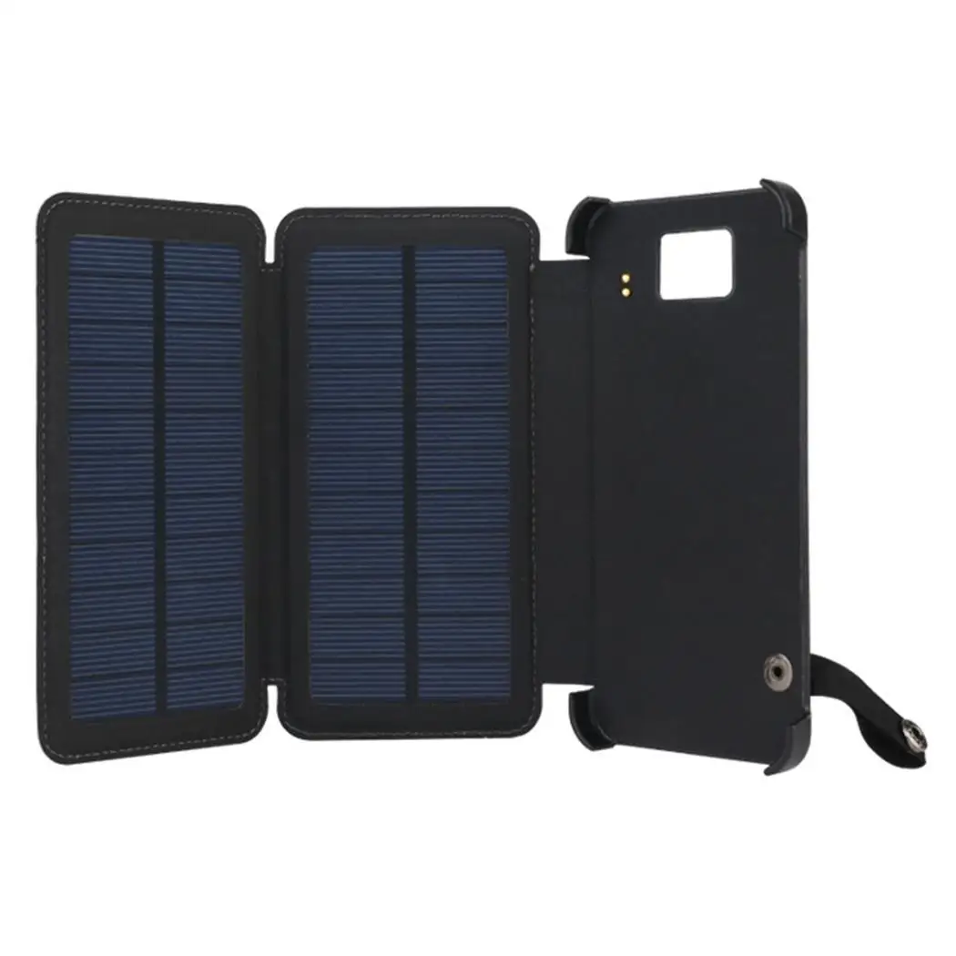Общий 20000 mAh двойной USB солнечной энергии 5 V 2.1A Съемная панель 3 W 4 6 зарядная