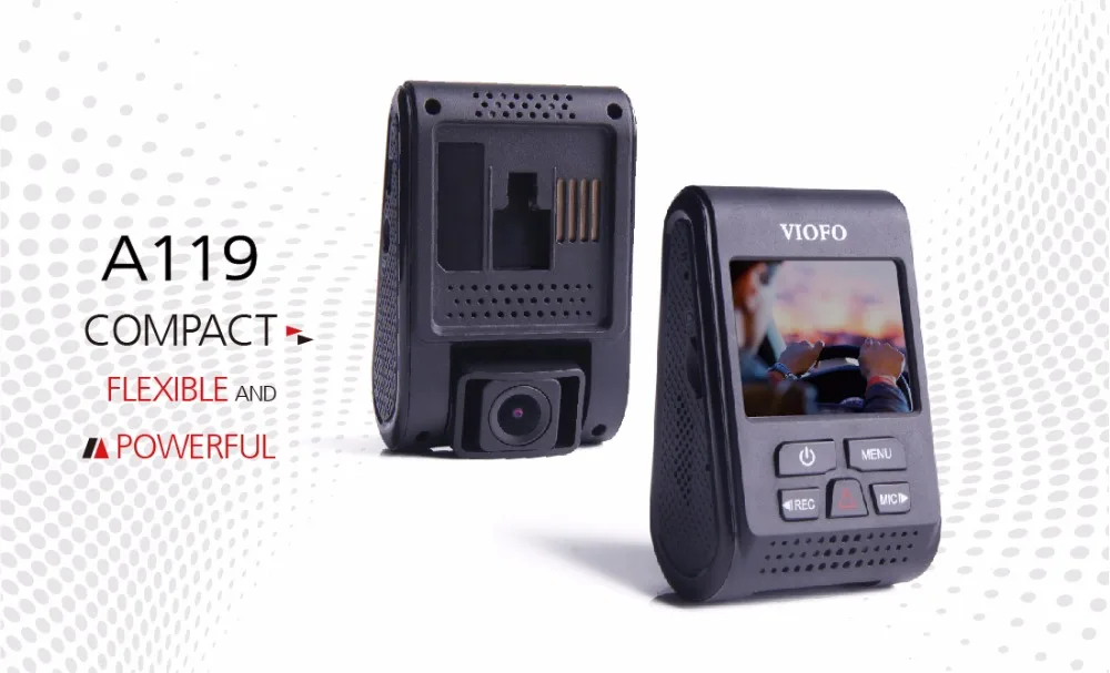 Новое поступление оригинал VIOFO A119 ЖК конденсатор 2 0 дюйма Novatek 96660 HD 2K 1440P 1080P