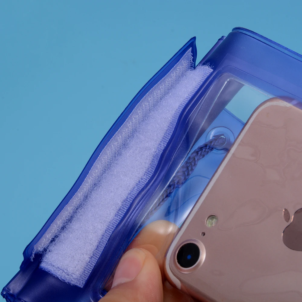 Водонепроницаемый подводный ПВХ пакет сумки для дайвинга iPhone Открытый мобильный