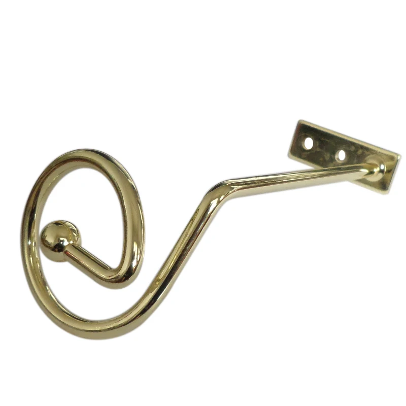 brass-plated Сдержать, окна Шторы Tieback Пряжка крюк украшения - Цвет: brass-plated