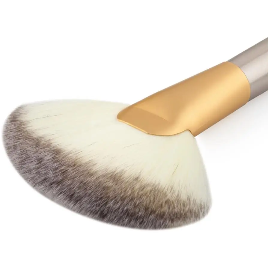 Красивая и стильная легко переносить макияж большой веер козья шерсть румяна