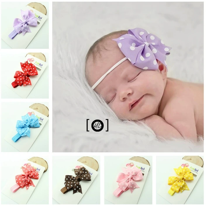 Повязка на голову с бантом для девочек Детские аксессуары волос повязки