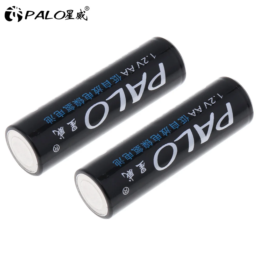 PALO оригинальные 1,2 V AA перезаряжаемые батареи 3000mAh Ni-MH AA перезаряжаемая батарея для камеры анти-падения игрушечного автомобиля