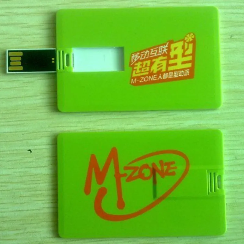 Водонепроницаемая пластиковая Визитная карточка USB флэш накопитель с