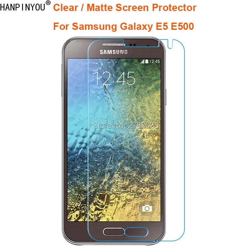 Прозрачная глянцевая/Антибликовая матовая защитная пленка для экрана Samsung Galaxy E5