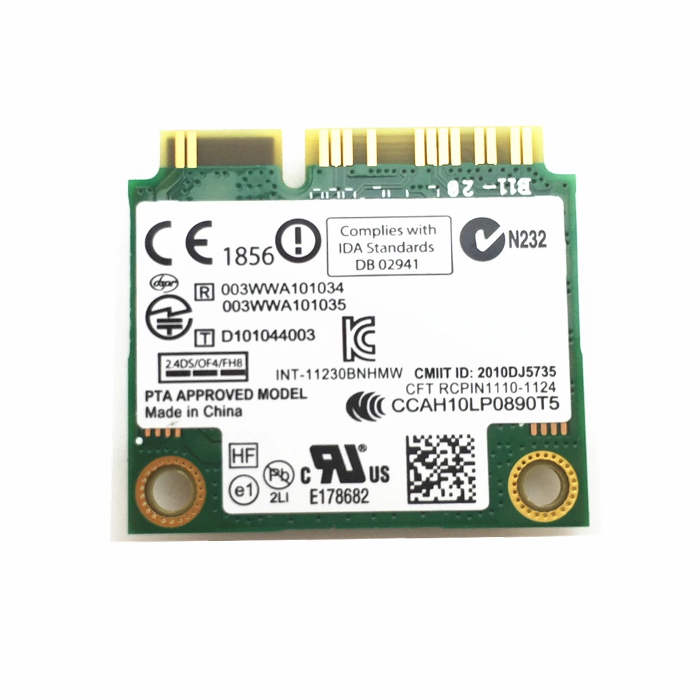 Для Centrino Wireless N Intel 1030 11230BNHMW WiFi 300M + Bluetooth BT 3 0 комбинированная карта|card cf|card openercard