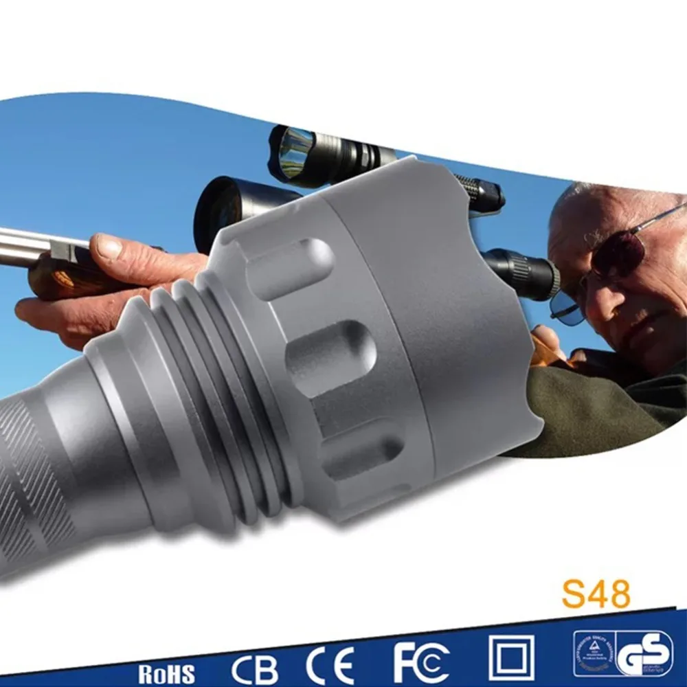 Asafee мощная светодиодный ная вспышка 1500 люмен 5 CREE XR E Q5 светодиодная для