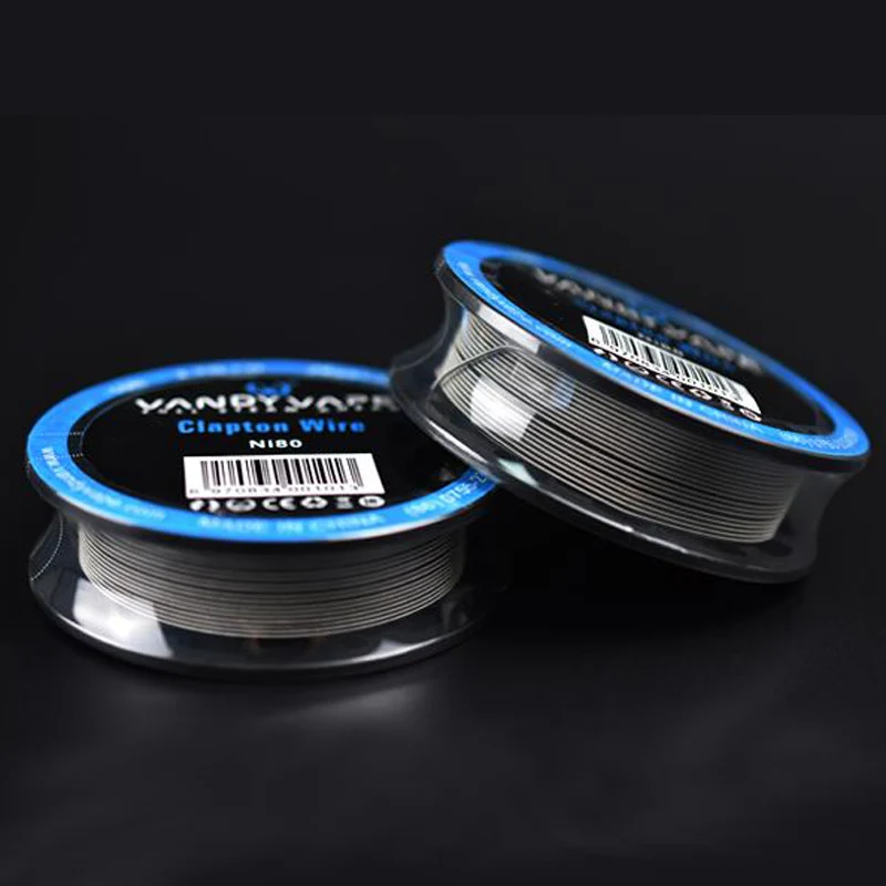 Оригинальный 30 футов Vandy vape Ni80 Wire 1 64 Ом 24ga/2 26ga/4 4 28ga для электронной сигареты Vape RBA