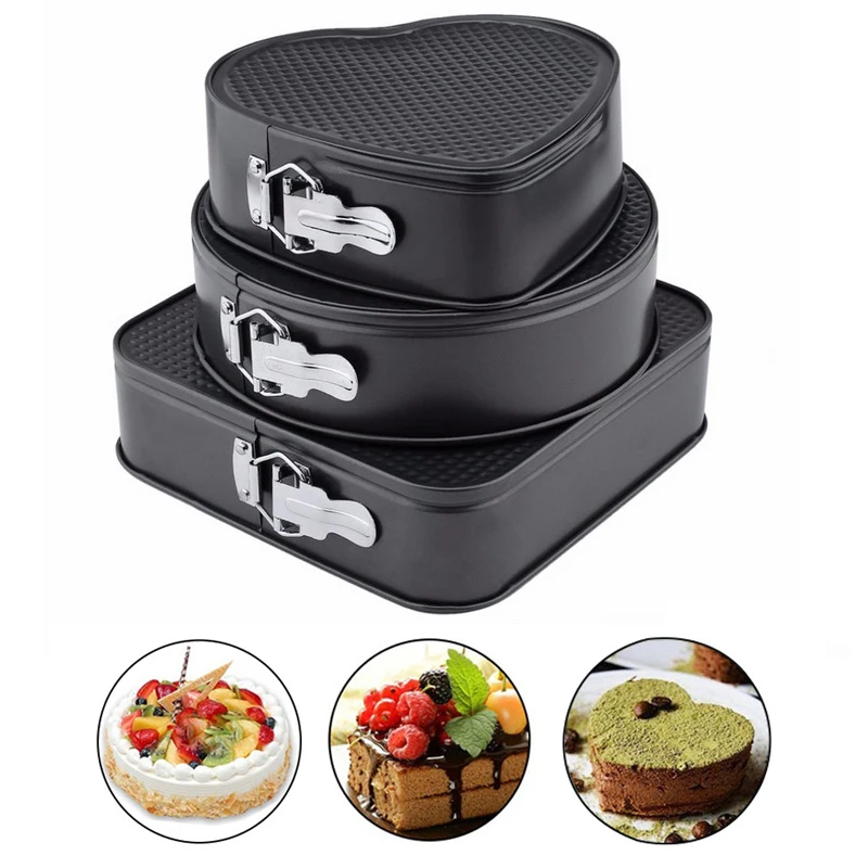 Антипригарная Кастрюля из углеродистой стали форма для чизкейков круглая кекса