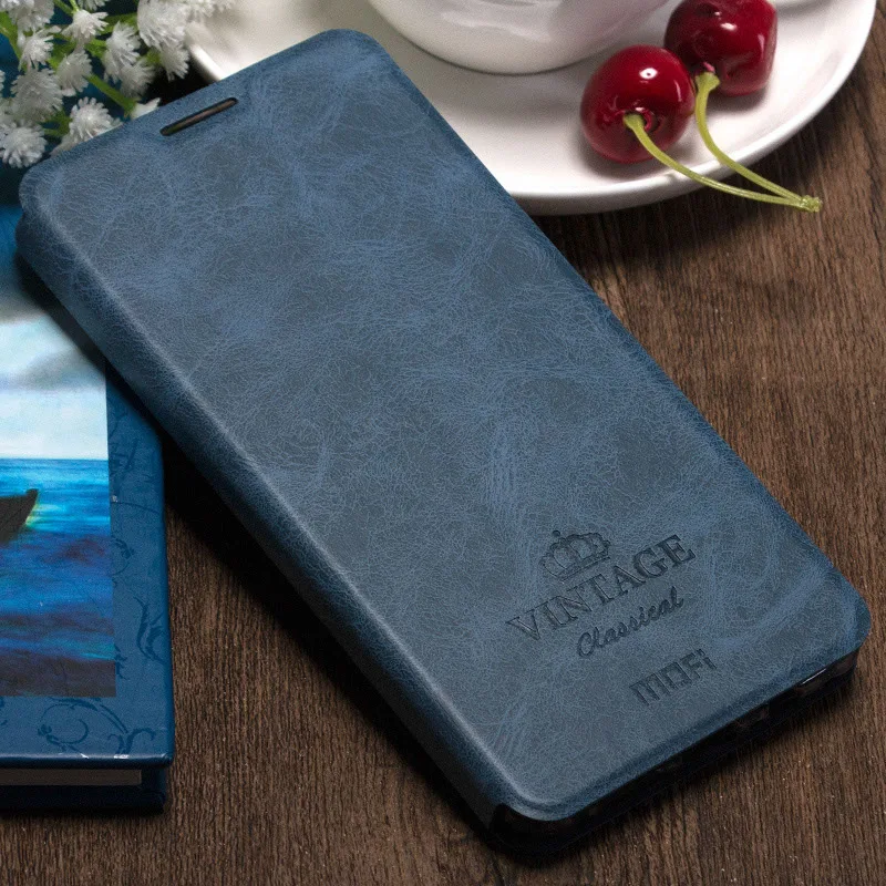 Оригинал mofi для iphone 7 leather case for плюс Откидная Крышка Силикона TPU Чехол Слот Для