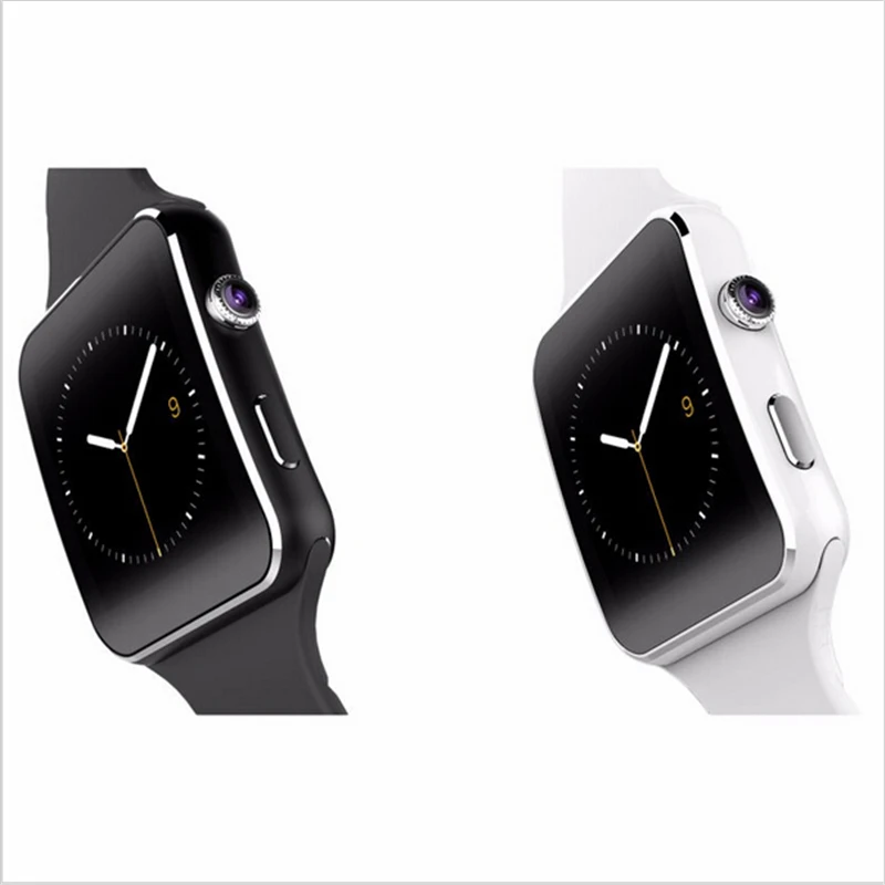 Bluetooth Smart часы для мужчин x6 поддержка удаленной камеры IOS android PK DZ09 A1 U8 Y1 G8 фитнес