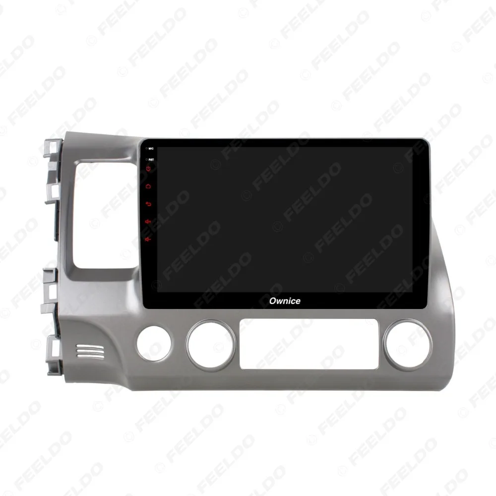 FEELDO 10 1 &quot2.5D Nano IPS экран Android 6 0 Octa Core/DDR3 2G/32G/4G LTE автомобильный медиаплеер для Honda Civic