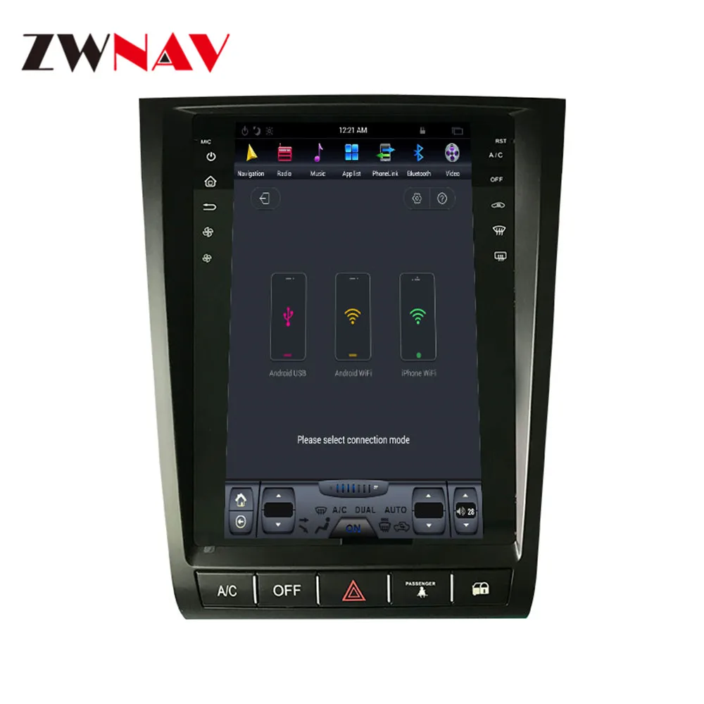 ZWNVA Tesla ips экран Android 8,1 система автомобиля нет dvd-плеер радио gps навигация для lexus GS GS300 GS350 GS450 GS460 2004-2011