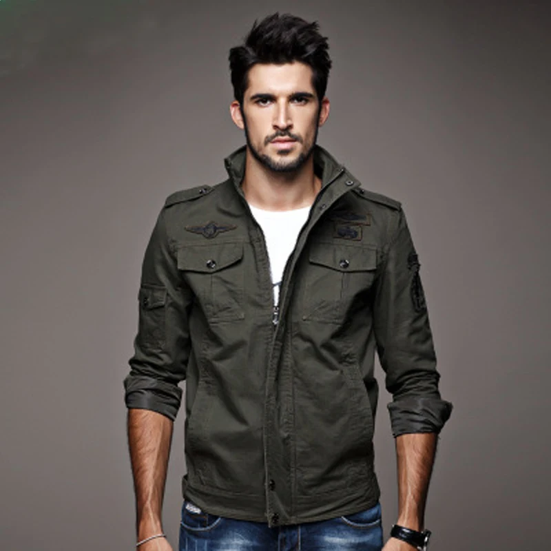 QIQICHEN 2020 армейская куртка в стиле милитари Для мужчин размера плюс 6XL из хлопка со