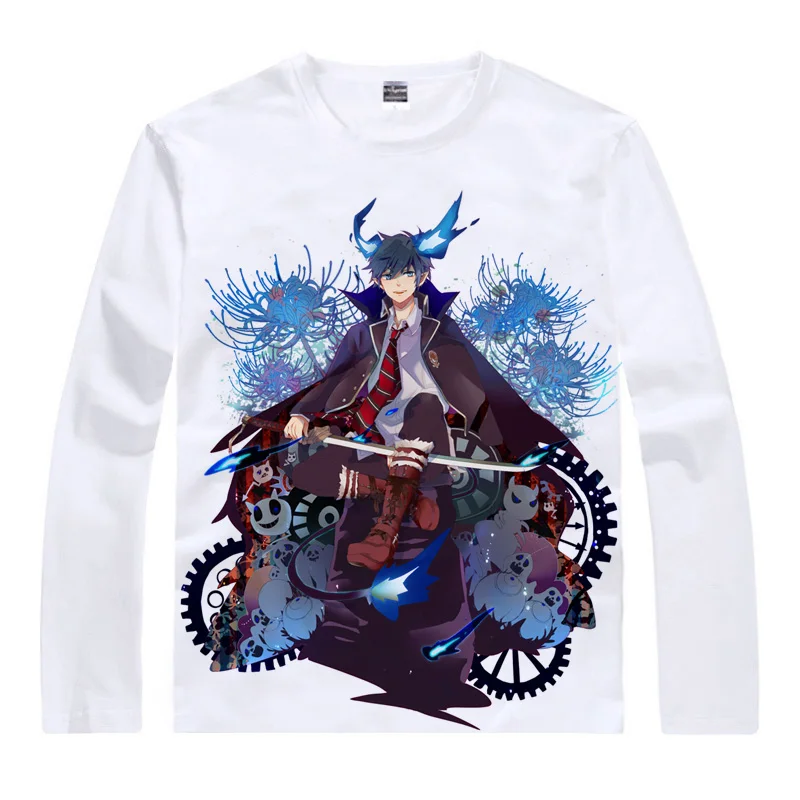 Туфли для косплея Blue Exorcist футболки мульти стиль рубашка с длинными рукавами Ao no