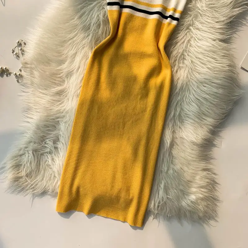ALPHALMODA летнее женское Спортивное Полосатое трикотажное платье на бретельках, сексуальное облегающее Повседневное платье, сарафан