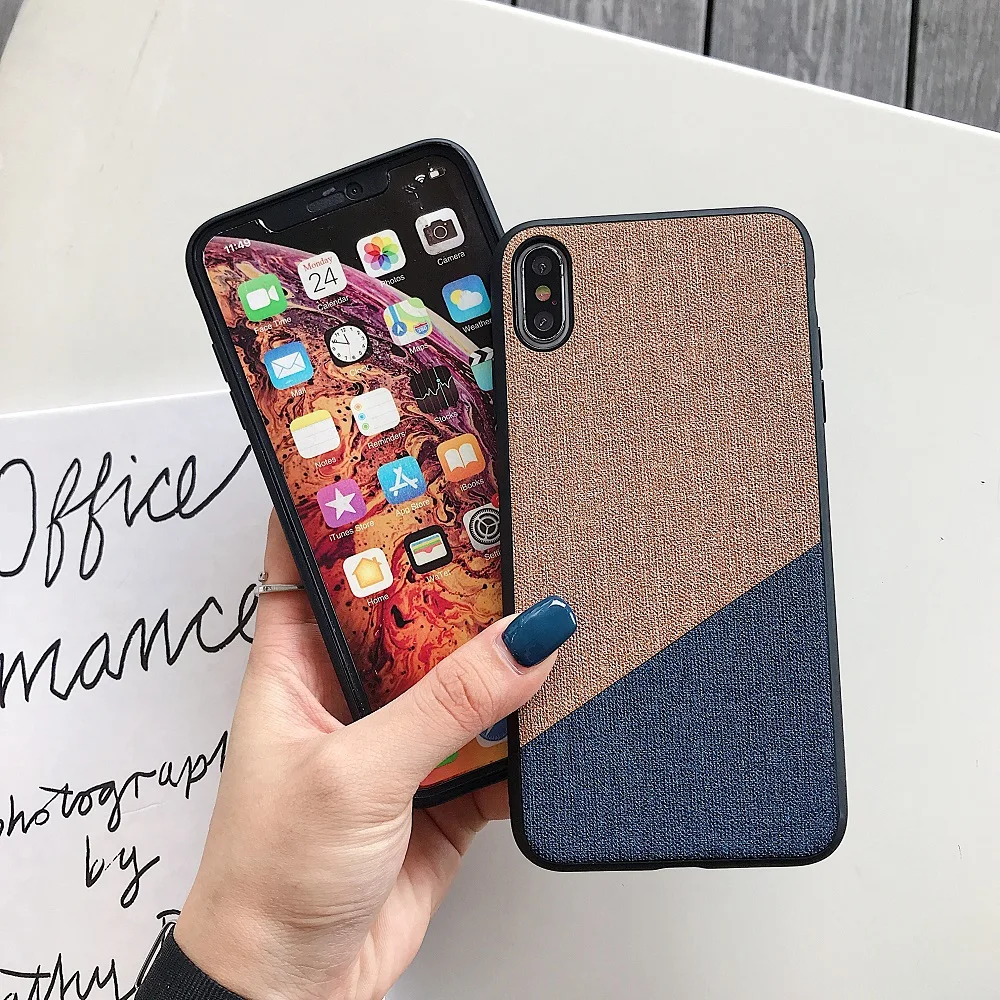 Тканевый чехол для телефона Xiaomi Mi 8 Lite 9 F1 силиконовый с краями Redmi Note 7 K20 Pro