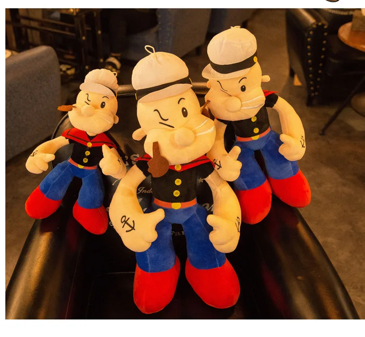 Креативный стиль куклы Popeye Мягкие плюшевые куклы хлопок ТВ и персонаж фильма аниме, плюшевая Popeye детские игрушки для детей подарок