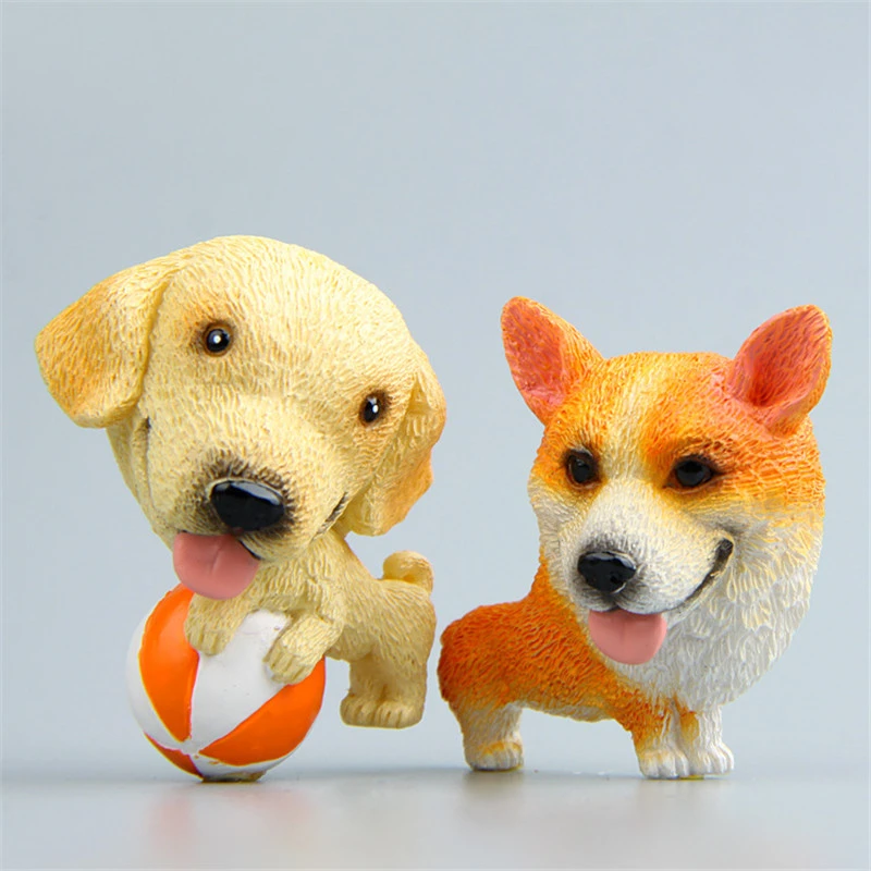 Милые собаки магнит для холодильника Игрушки Миниатюрный холодильник щенок